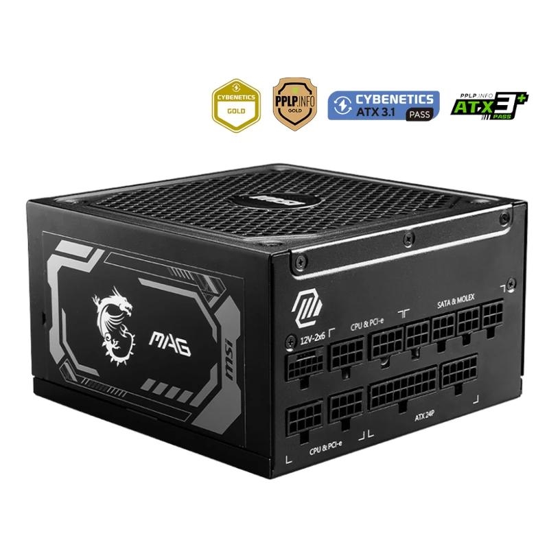 ICAFA70418_800 MSI Fuente Alimentación MAG A1000GL PCIE5 1000WATX - Imagen 1