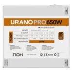 NOX Fuente ATX Urano PRO 650W Bronze Blanco - Imagen 4