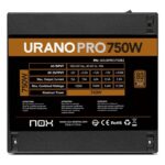 NOX Fuente ATX Urano PRO 750W Bronze - Imagen 4