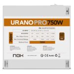 NOX Fuente ATX Urano PRO 750W Bronze Blanco - Imagen 4