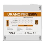 NOX Fuente ATX Urano PRO 850W Bronze Blanco - Imagen 4