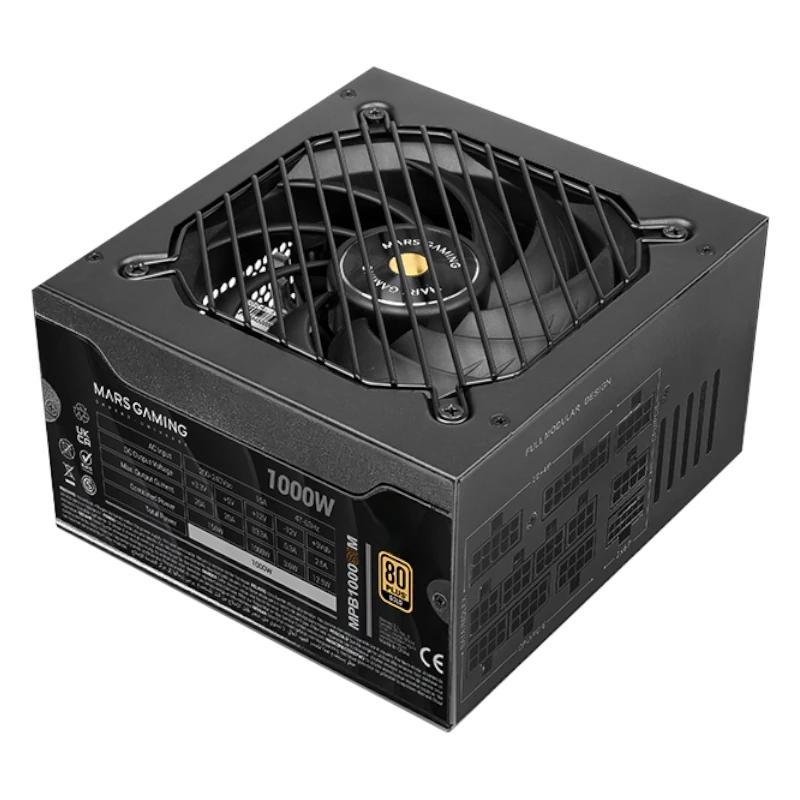 ICAFA70462_800 MARS GAMING Fuente Alimen.1000W Atx3.1 FullMod Psu - Imagen 1