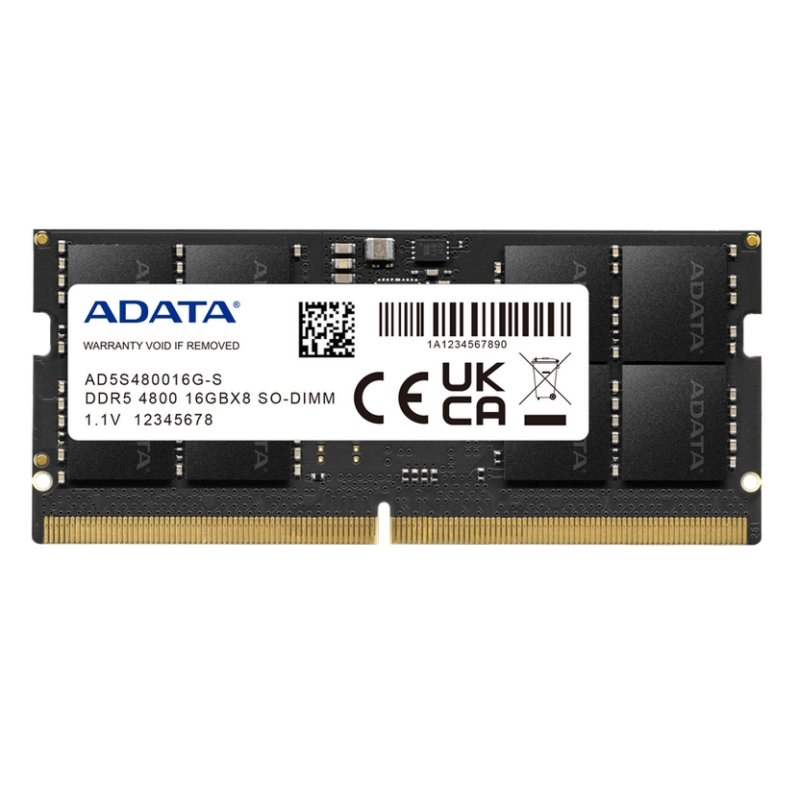 IMEMD50012_800 ADATA RAM AD5S480016G-S SO DIMM 16GB 4800Mhz DDR5 - Imagen 1