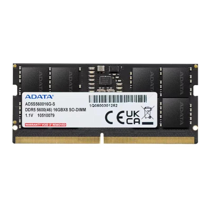 IMEMD50204_800 ADATA RAM AD5S560016G-S 16GB 5600Mhz DDR5 SODIMM - Imagen 1
