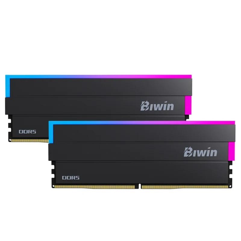 IMEMD50208_800 Biwin DW100 DDR5 6000 48GB CL28 (24*2) Black RGB - Imagen 1