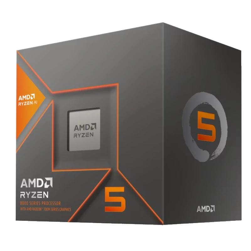 IMIMA50010_800 AMD RYZEN 5 8600G 4.3G 22M 6C AM5 BOX+Disipador IA - Imagen 1