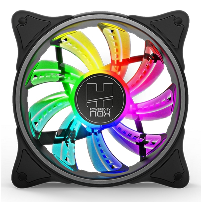 IMIVEN0344_800 NOX HUMMER A-FAN Ventilador ARGB INNER GLOW FAN - Imagen 1