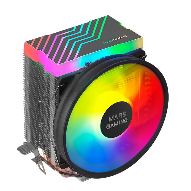 IMIVEN0388_800 Mars Gaming ventilador MCPU33 dual argb silent 140 - Imagen 1