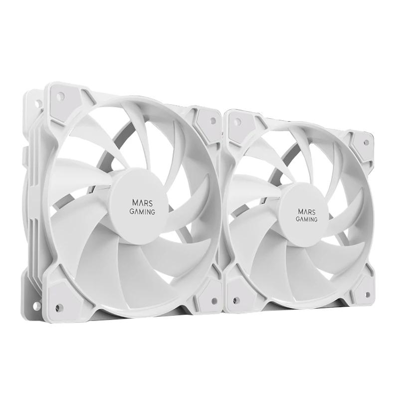 IMIVEN0430_800 MARS GAMING Ventilador MF-PROX2 silencioso white - Imagen 1