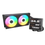 Cougar Ref. Liq Poseidon Vistek Pro ARGB 240 Black - Imagen 2