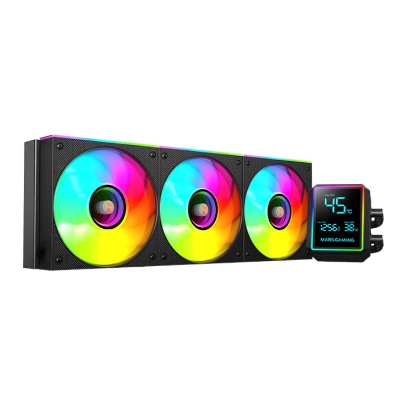 IMIVEN0588_800 MARS GAMING Refrig. Líquida MLLCDPRO360 AIO NEGRO - Imagen 1