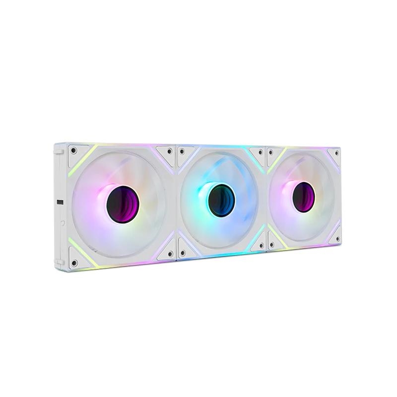 IMIVEN0600_800 Nox Vent. HUMMER PRO LINK Kit x3 fans ARGB Mag Bl - Imagen 1