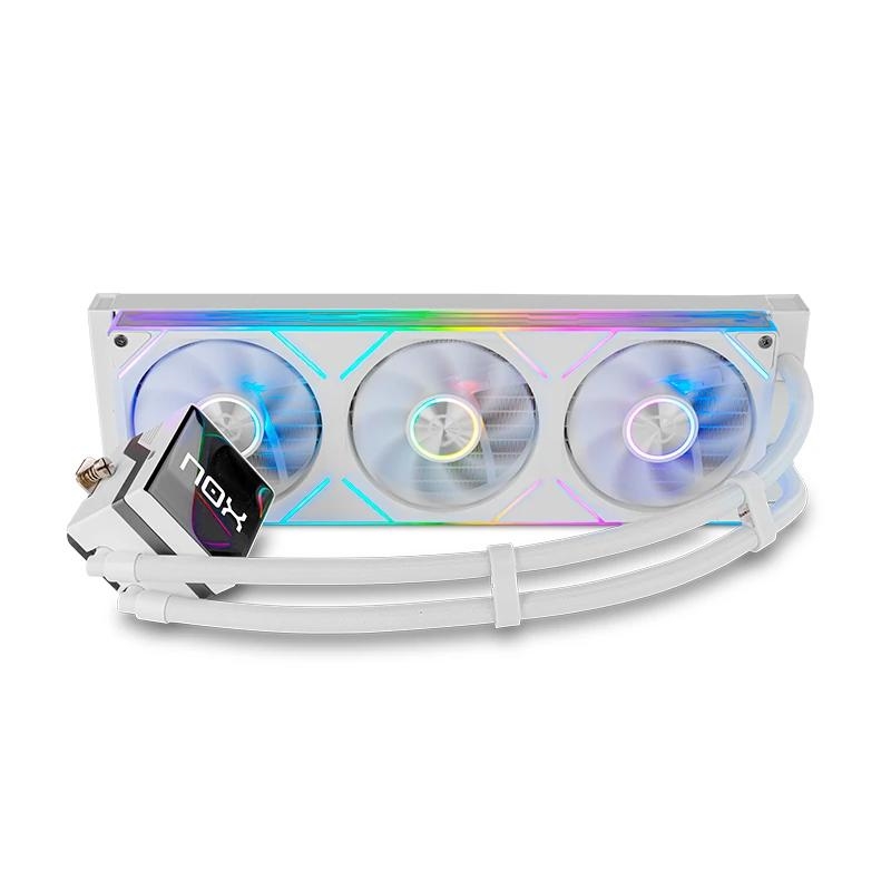 IMIVEN0602_800 Nox Vent. HUMMER M-360 LCD Kit RL Mag ARGB Blanco - Imagen 1