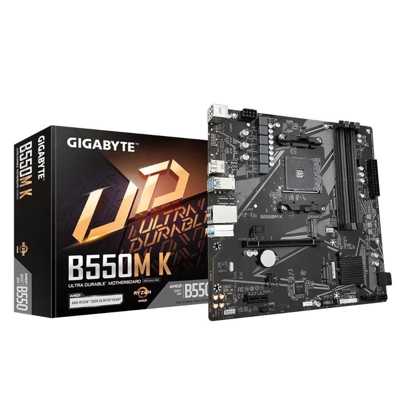 IPBPA40188_800 Gigabyte Placa Base B550M K mATX AM4 - Imagen 1