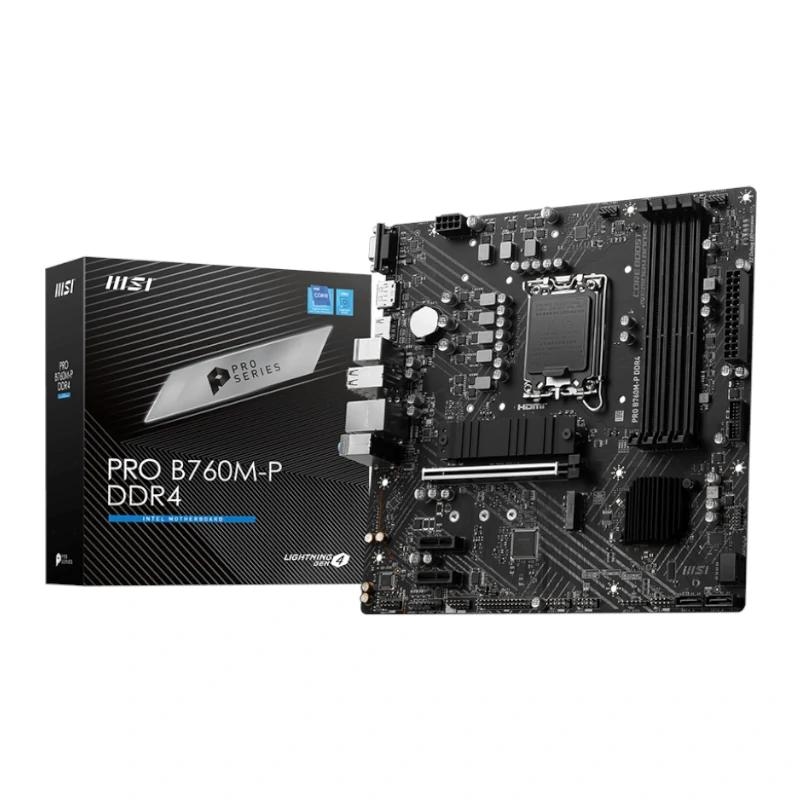 IPBPIB0067_800 MSI Placa Base PRO B760M-P DDR4 mATX LGA1700 - Imagen 1