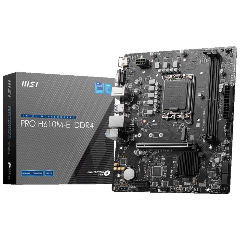 IPBPIB0069_800 MSI Placa Base PRO H610M-E DDR4 mATX 1700 - Imagen 1