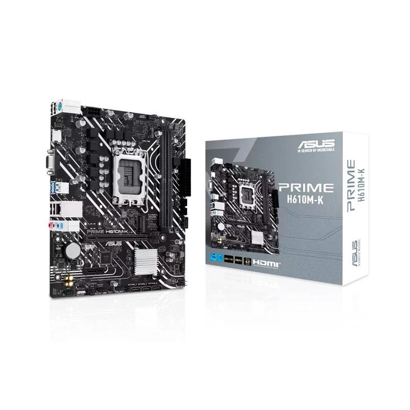 IPBPIB0092_800 ASUS Placa Base PRIME H610M-K DDR5 mATX LGA1700 - Imagen 1