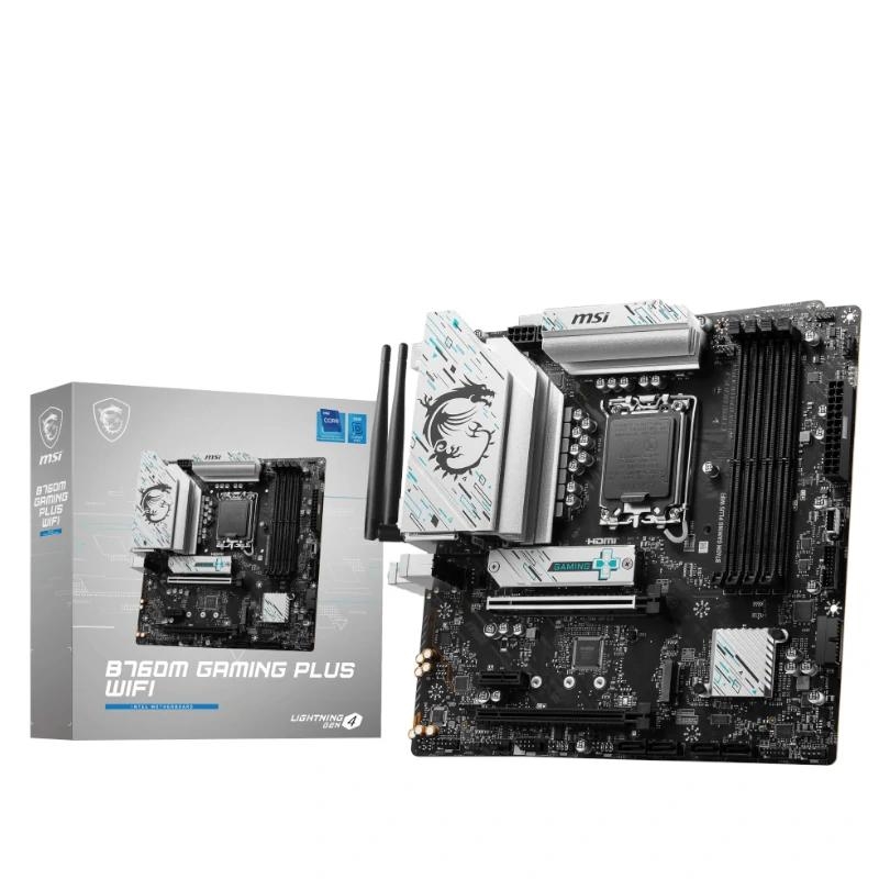 IPBPIB0101_800 MSI Placa Base B760M Gaming Plus Wifi DDR5 LGA1700 - Imagen 1