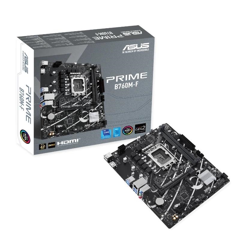 IPBPIB0142_800 ASUS Placa Base PRIME B760M-F DDR5 mATX 1700 - Imagen 1