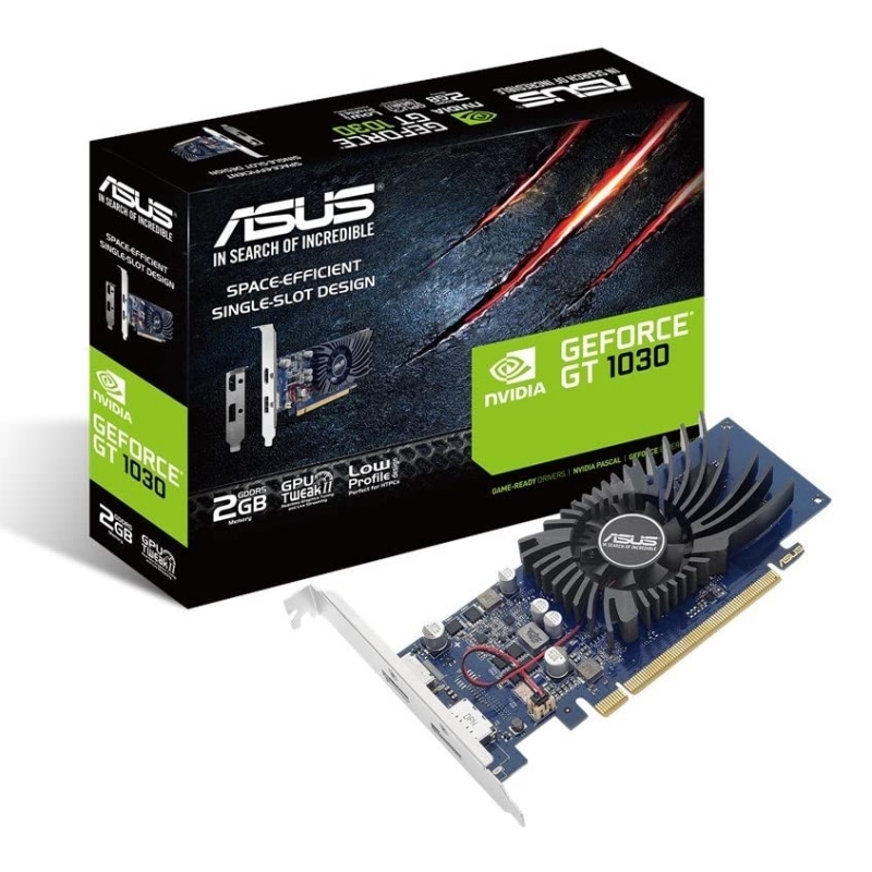 ITGPE50692_800 ASUS VGA NVIDIA GT 1030 2G BRK 2GB DDR5 - Imagen 1