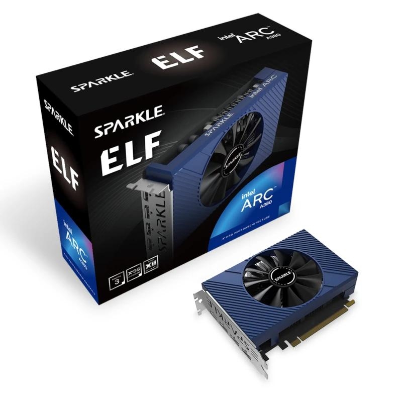 ITGPE60560_800 SPARKLE VGA INTEL ARC A380 ELF Ed 6G DDR6 Single F - Imagen 1