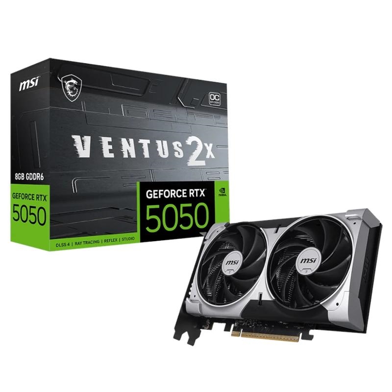 ITGPE60595_800 MSI VGA NVIDIA RTX 5050 8G VENTUS 2X OC DDR6 - Imagen 1