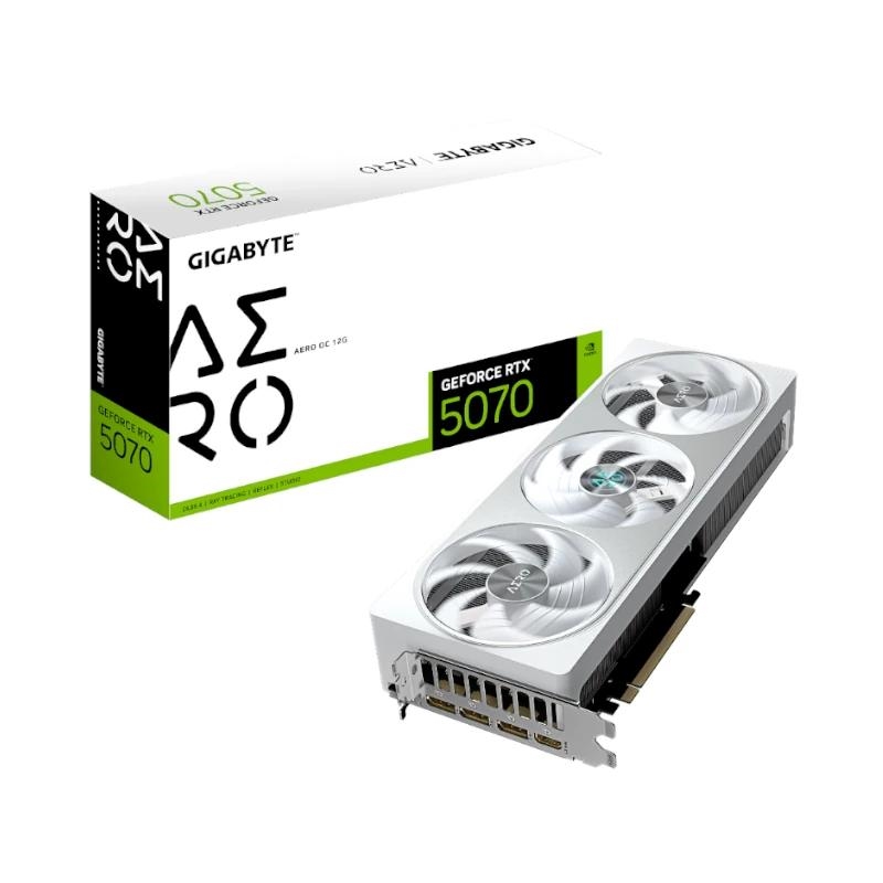 ITGPE70029_800 Gigabyte VGA NVIDIA RTX 5070 Aero OC 12GB DDR7 - Imagen 1