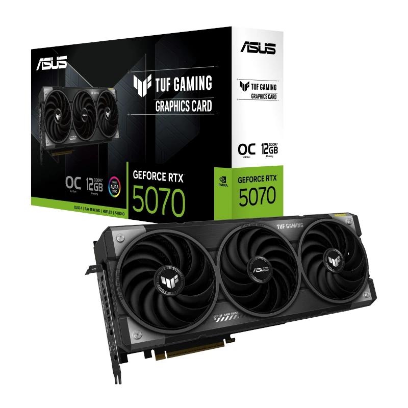 ITGPE70033_800 ASUS VGA NVIDIA TUF RTX 5070 O12G GAMING 12G DDR7 - Imagen 1