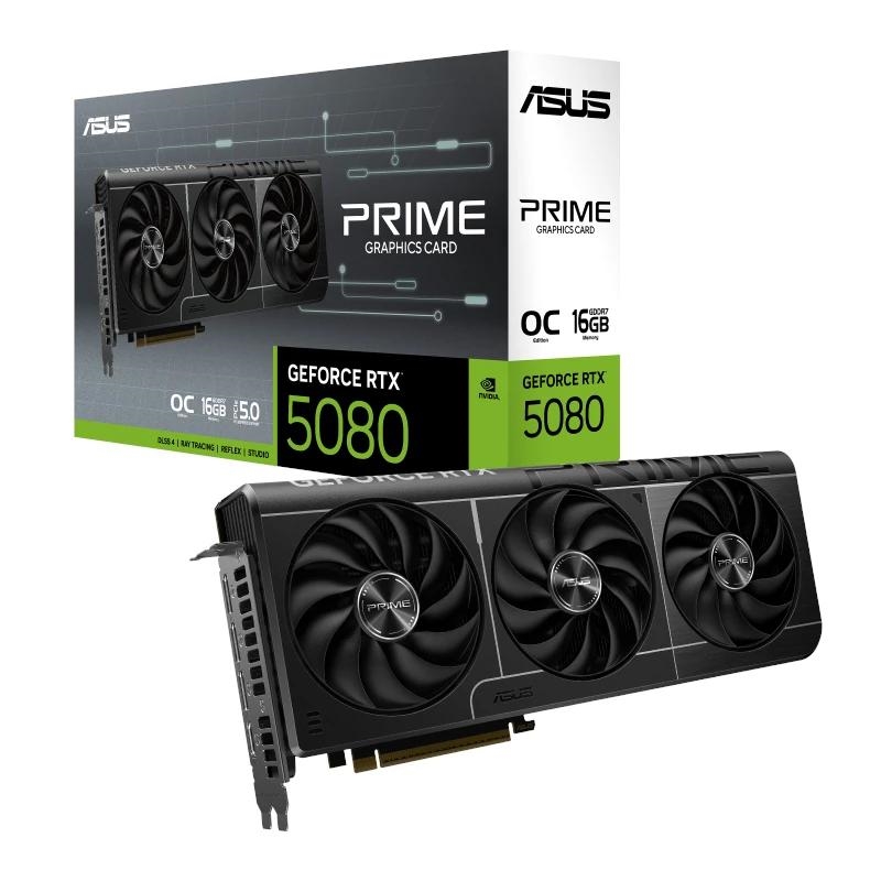 ITGPE70043_800 ASUS VGA NVIDIA PRIME RTX 5080 OC 16GB DDR7 - Imagen 1