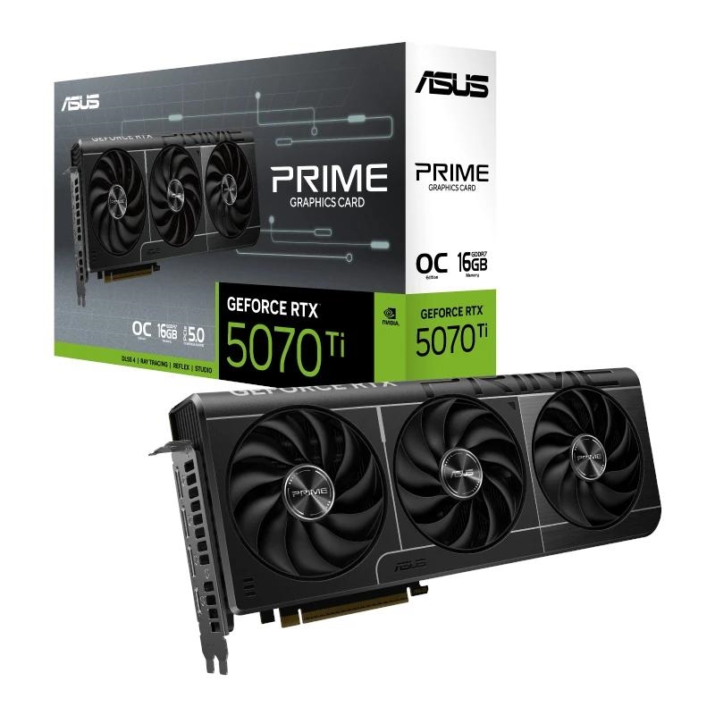 ITGPE70046_800 ASUS VGA NVIDIA PRIME RTX 5070 Ti OC 16GB DDR7 - Imagen 1