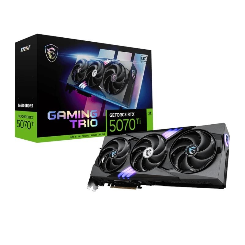 ITGPE70063_800 MSI VGA NVIDIA RTX 5070 Ti 16G GAMING TRIO OC - Imagen 1