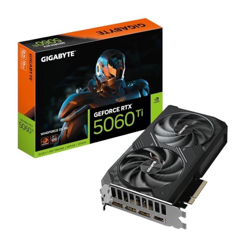 ITGPE70091_800 Gigabyte VGA NVIDIA RTX 5060 Ti WF OC 8G DDR7 - Imagen 1