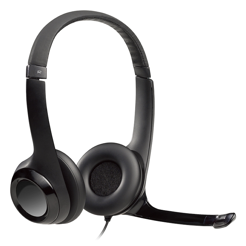 MAUAMI0820_800 Logitech Auricular+Mic H390 USB Negro - Imagen 1