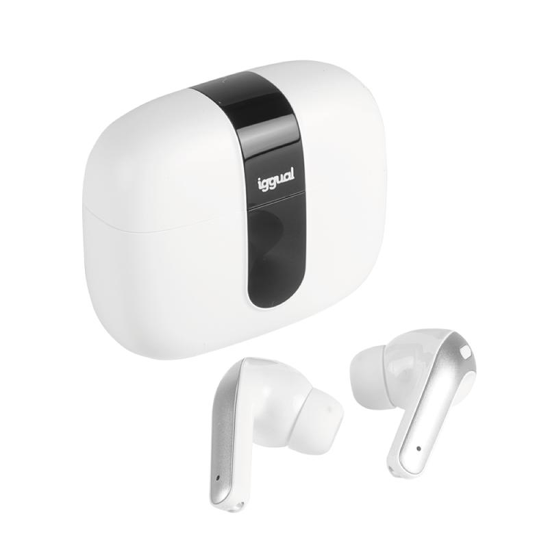 MAUAMI1140_800 iggual Auriculares inalámbricos TWS Bluetooth blan - Imagen 1