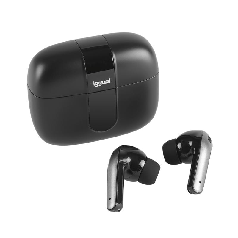 MAUAMI1141_800 iggual Auriculares inalámbricos TWS Bluetooth negr - Imagen 1