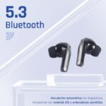 iggual Auriculares inalámbricos TWS Bluetooth negr - Imagen 2