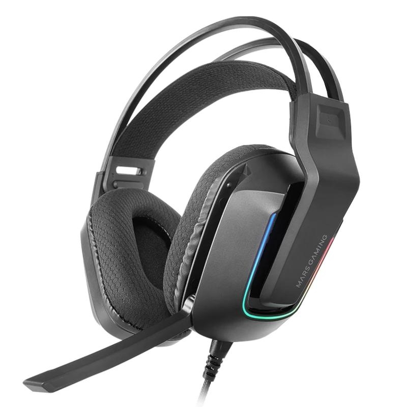 MAUAMI1236_800 MARS GAMING AURICULARES ERGONÓMICOS FRGB, MICRO - Imagen 1