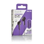 NGS Auricular Negro Estéreo Cable JACK 3.5 Mm - Imagen 4