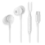 NGS Auricular Blanco Estéreo USB-C con cable - Imagen 2
