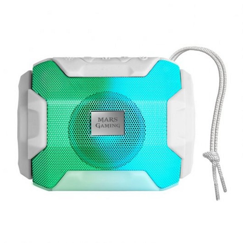 MAUAPO0472_800 Mars Gaming Altavoz BLUETOOTH RGB MSBAX 10W WHITE - Imagen 1