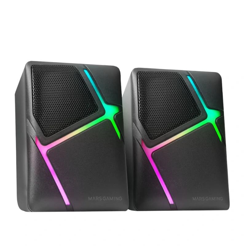 MAUAPO0553_800 Mars Gaming Altavoces MS-H RGB Negro - Imagen 1