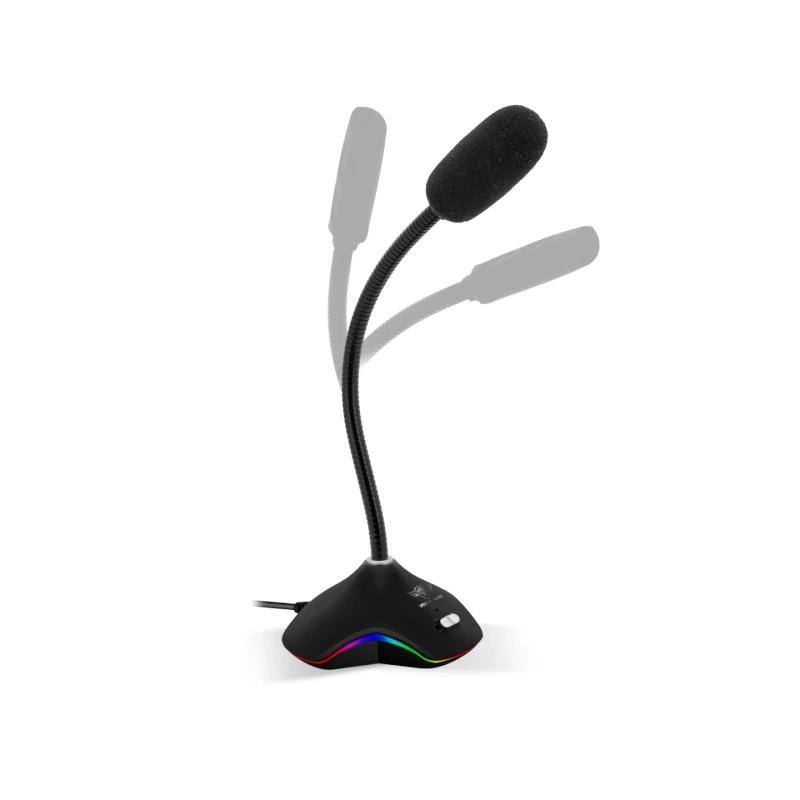 MAUMIC0086_800 Spirit of Gamer Microfono Eko 300 Negro - Imagen 1