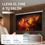 iggual Pantalla manual 1:1 112" 200x200 cm - Imagen 3