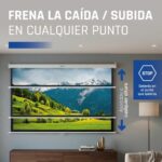 iggual Pantalla manual 1:1 112" 200x200 cm - Imagen 4