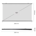 iggual Pantalla enrollable manual 100"16:9 PEM100p - Imagen 2