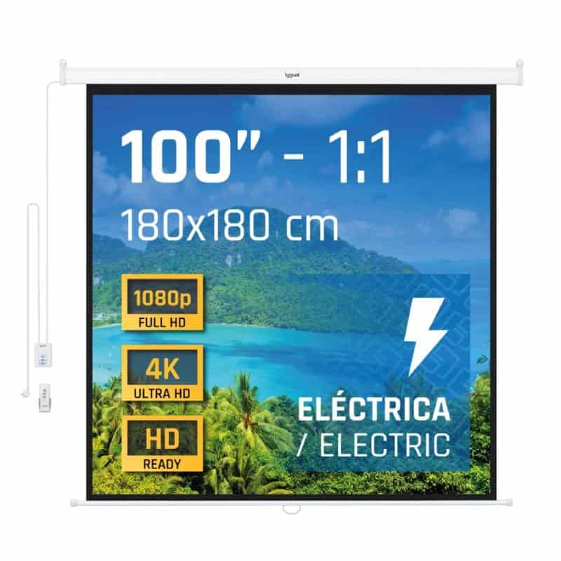 MPRPAY0070_800 iggual Pantalla eléctrica 1:1 100" 180x180 cm - Imagen 1