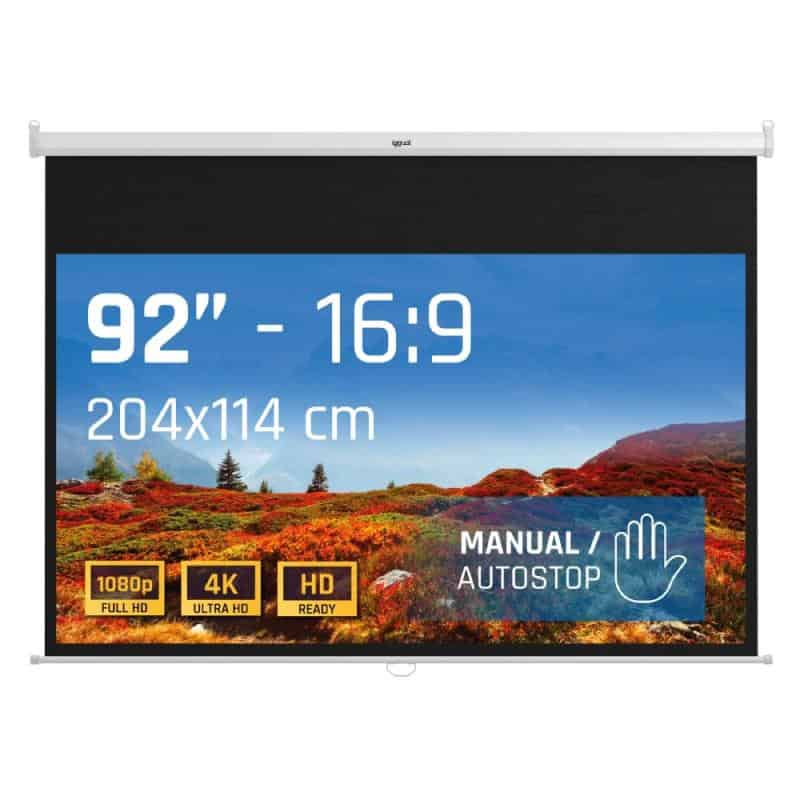 MPRPAY0071_800 iggual Pantalla manual 16:9 92" 203x114 cm - Imagen 1