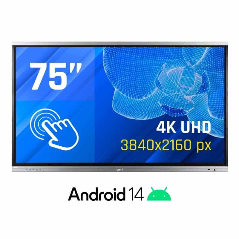 MPRPIZ0095_800 iggual Pantalla interactiva 4K ORCHID 75" - Imagen 1