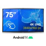 iggual Pantalla interactiva 4K ORCHID 75" Webcam