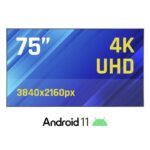 iggual Pantalla señalización 4K 75" Alto Brillo